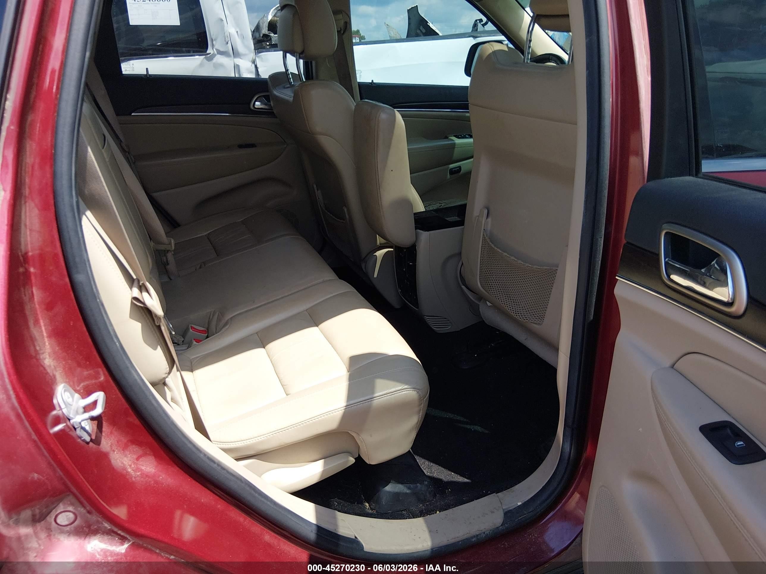 2014 Jeep Grand Cherokee Limited Red vin: 1C4RJFBG3EC326009