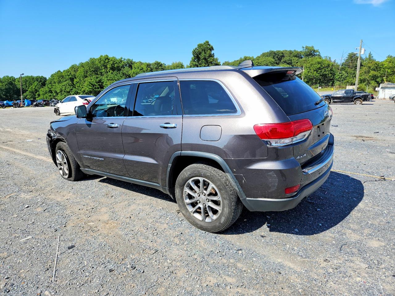 2014 Jeep Grand Cherokee Limited Gray vin: 1C4RJFBG3EC398330