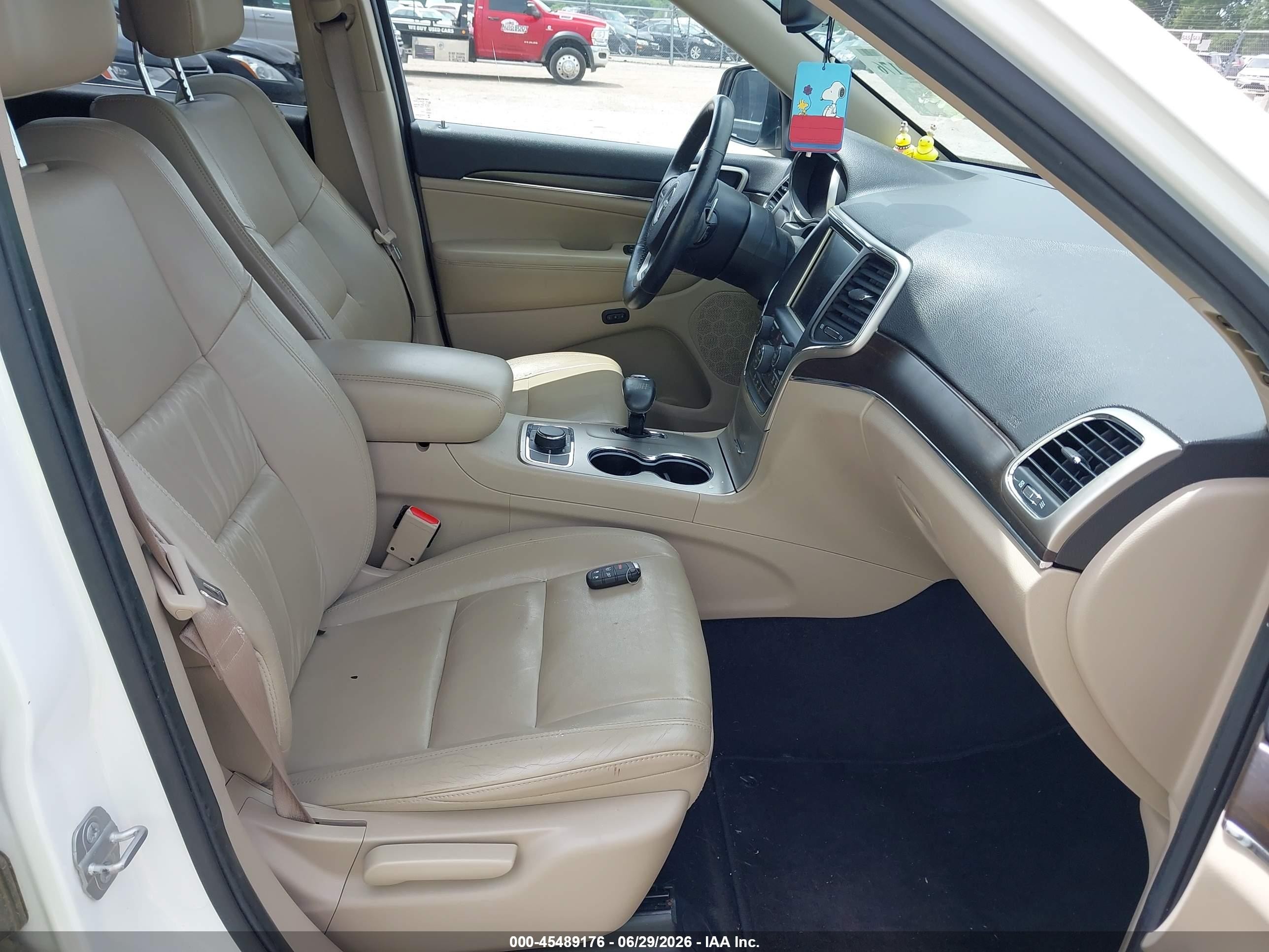 2014 Jeep Grand Cherokee Limited Белый vin: 1C4RJFBG3EC400044