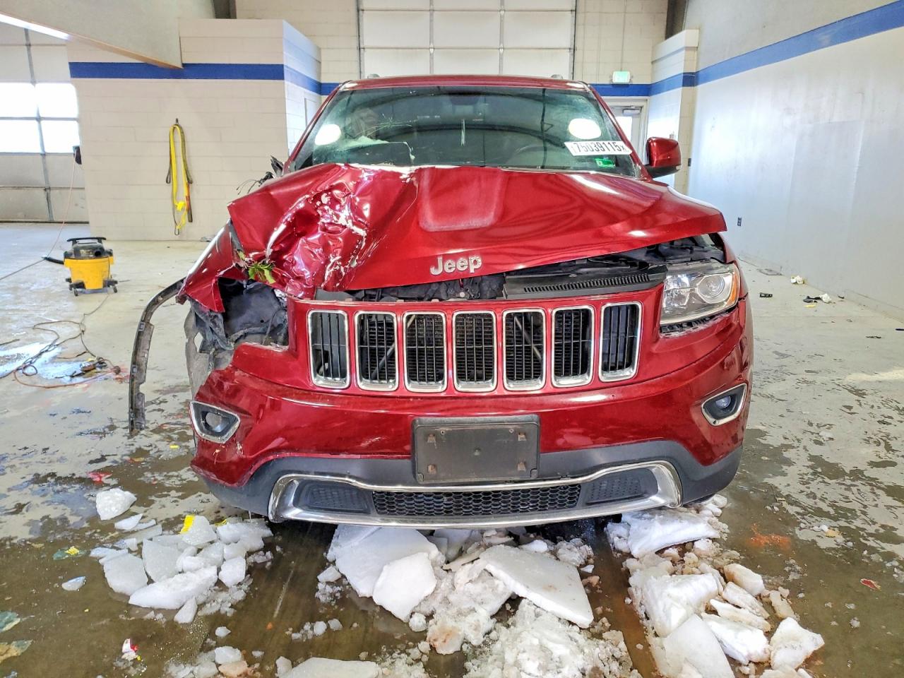 2014 Jeep Grand Cherokee Limited Burgundy vin: 1C4RJFBG3EC472345