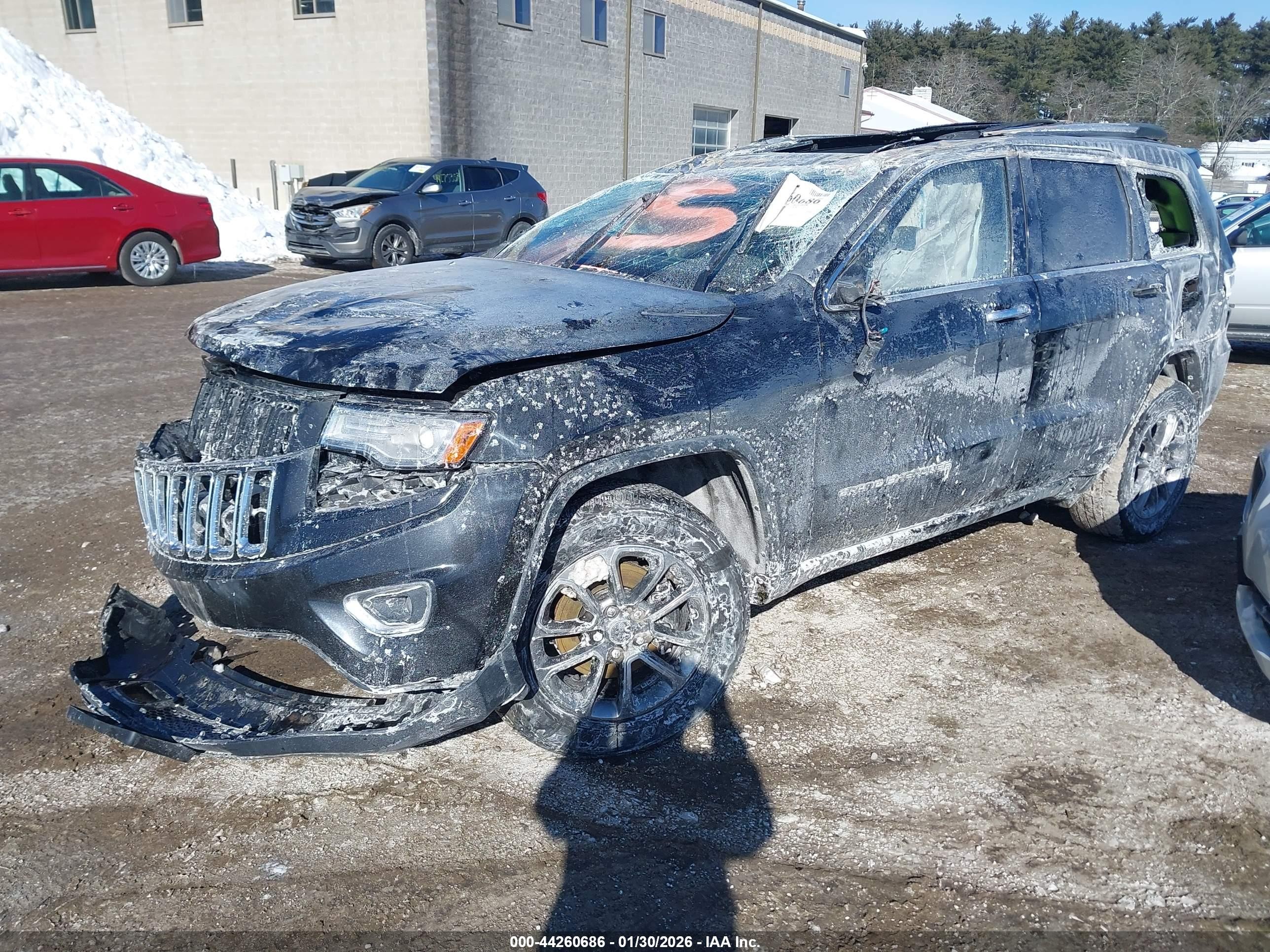 2014 Jeep Grand Cherokee Limited Black vin: 1C4RJFBG3EC483278