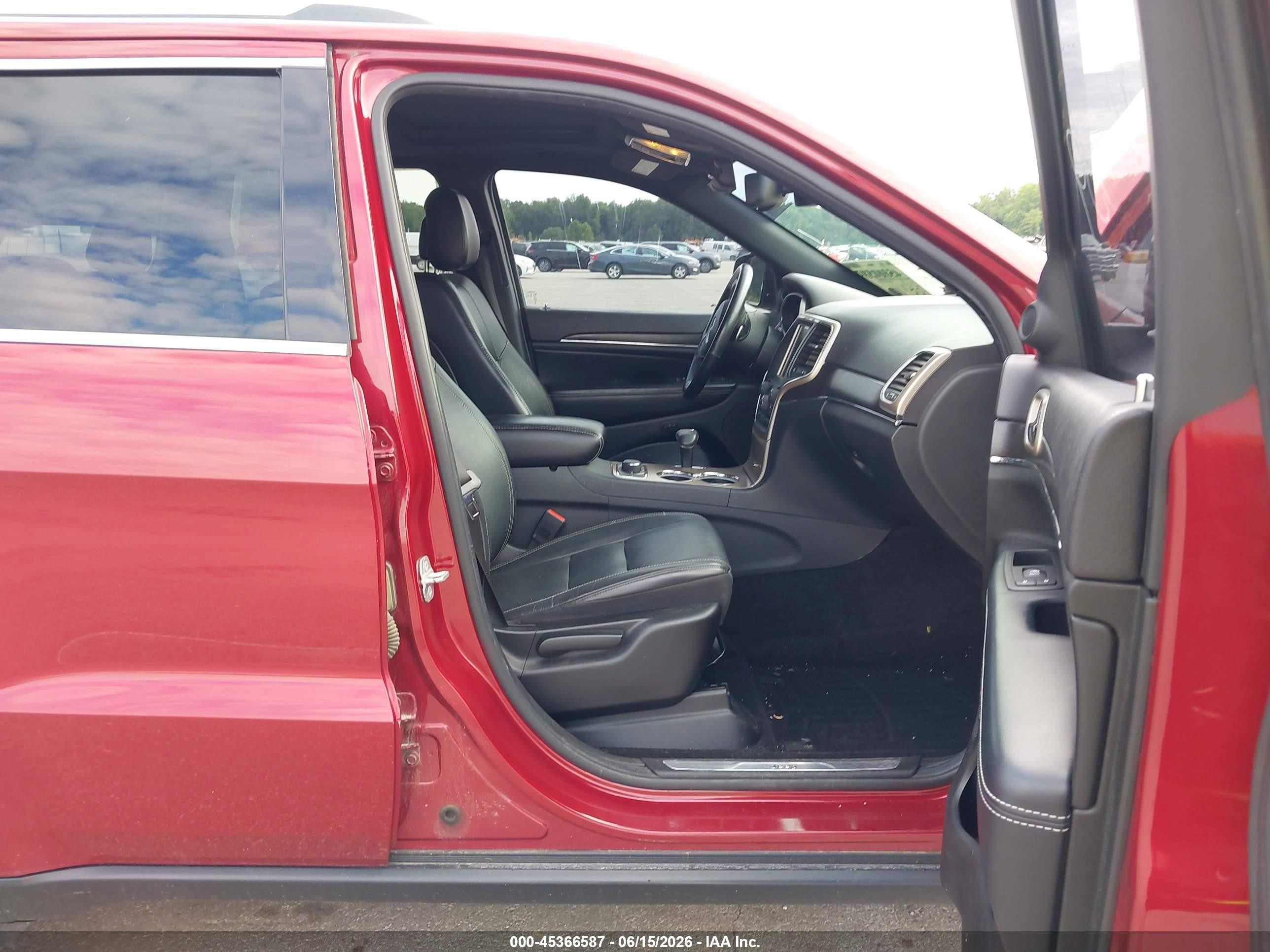 2014 Jeep Grand Cherokee Limited Red vin: 1C4RJFBG3EC486374
