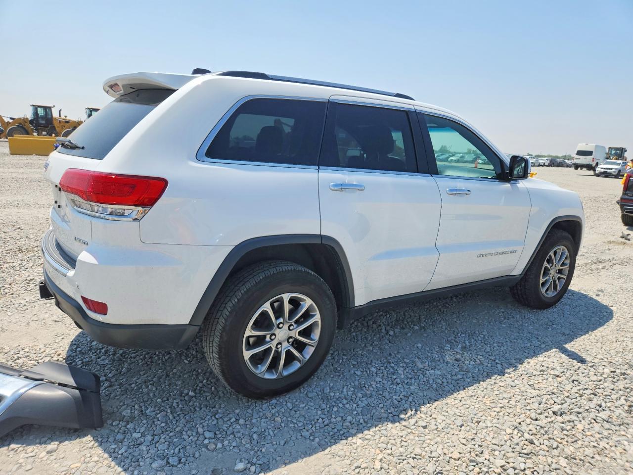 2014 Jeep Grand Cherokee Limited White vin: 1C4RJFBG3EC519096