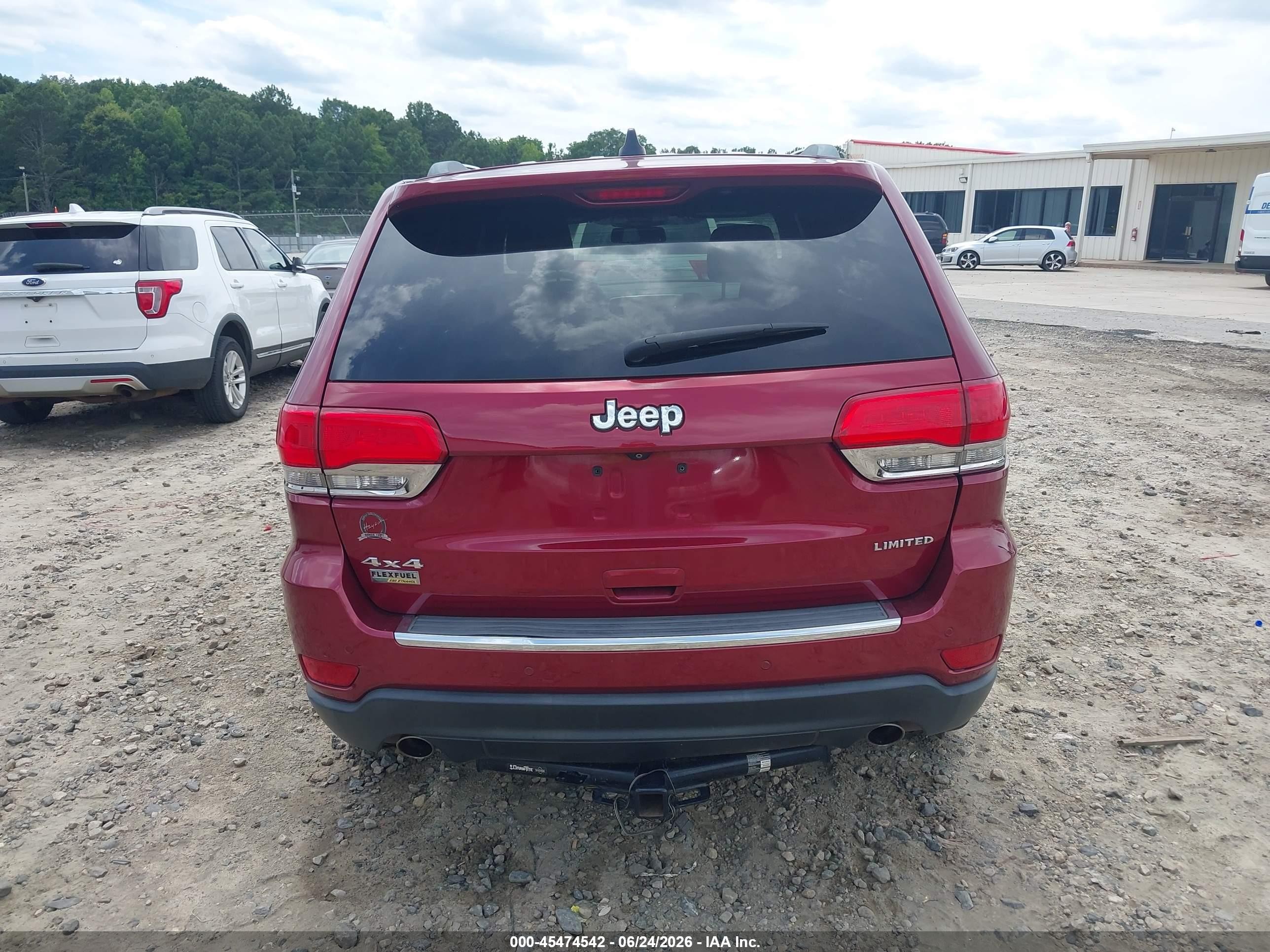 2014 Jeep Grand Cherokee Limited Maroon vin: 1C4RJFBG3EC526386