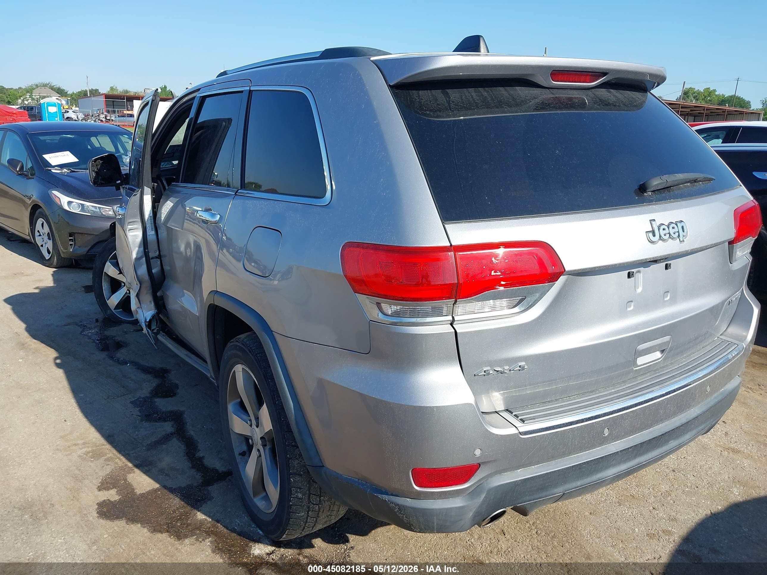 2014 Jeep Grand Cherokee Limited Silver vin: 1C4RJFBG3EC527781