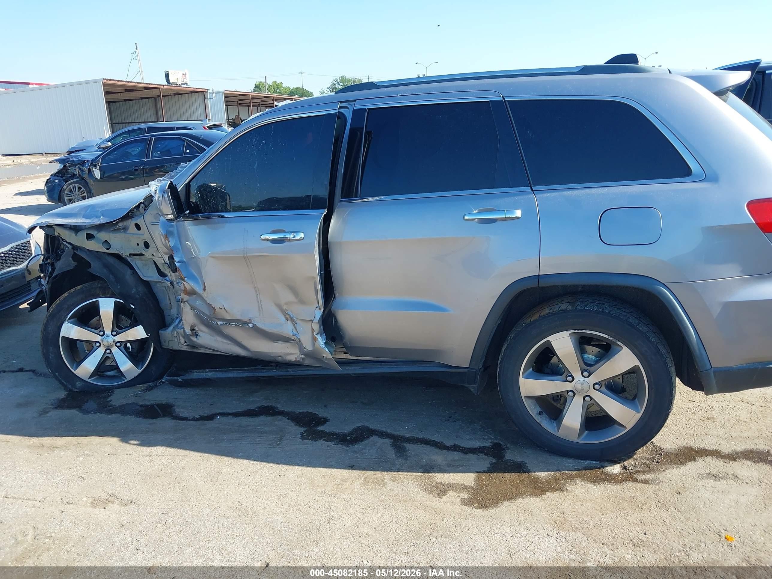 2014 Jeep Grand Cherokee Limited Silver vin: 1C4RJFBG3EC527781