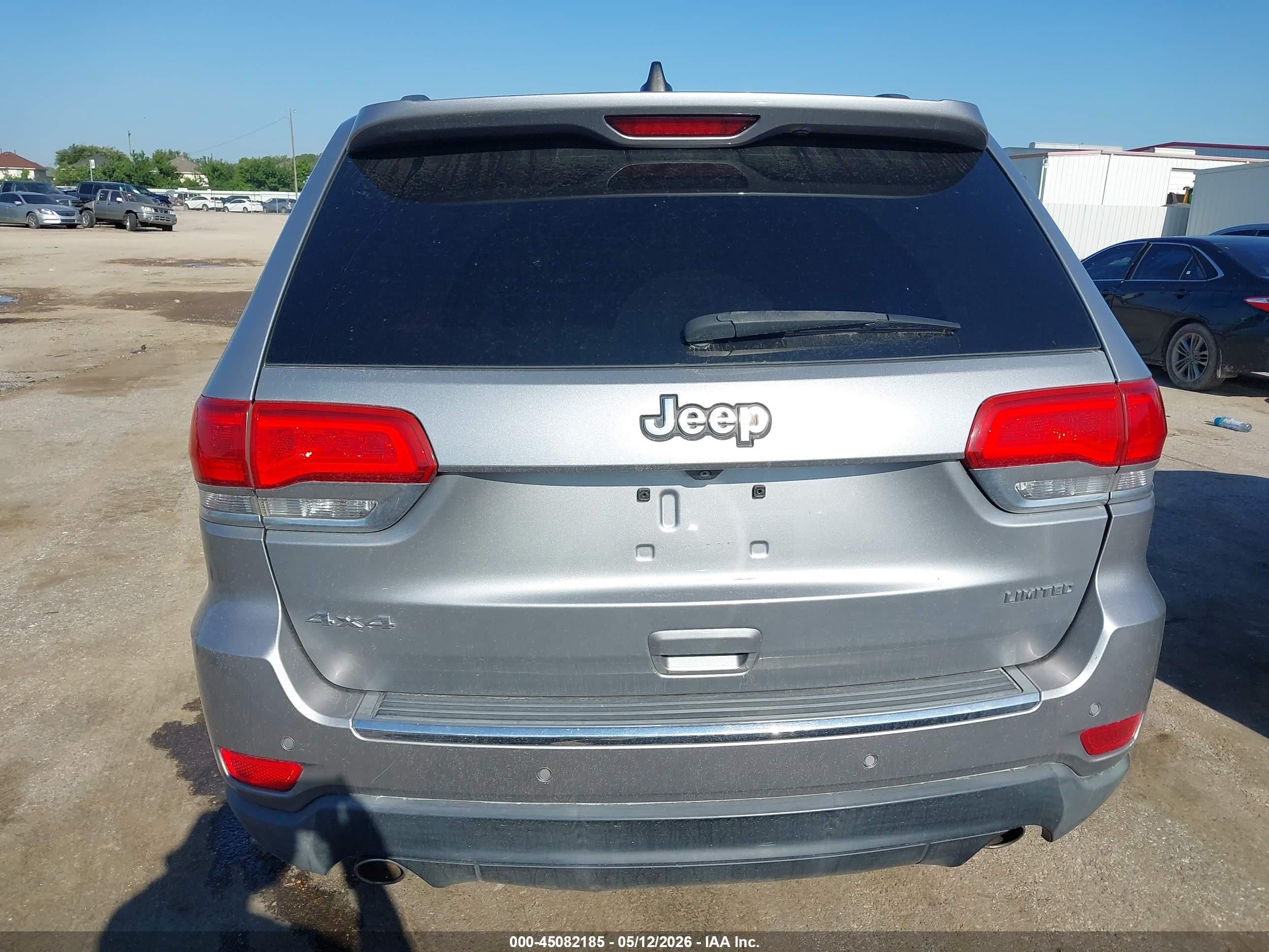 2014 Jeep Grand Cherokee Limited Silver vin: 1C4RJFBG3EC527781