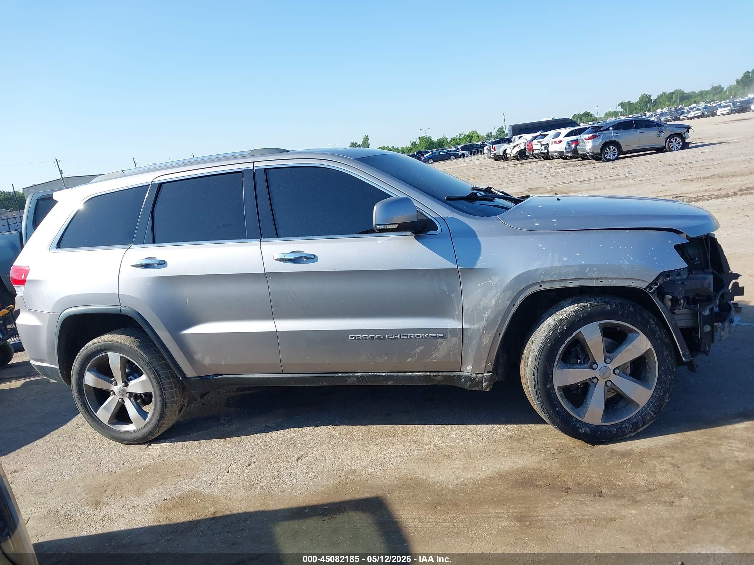 2014 Jeep Grand Cherokee Limited Silver vin: 1C4RJFBG3EC527781