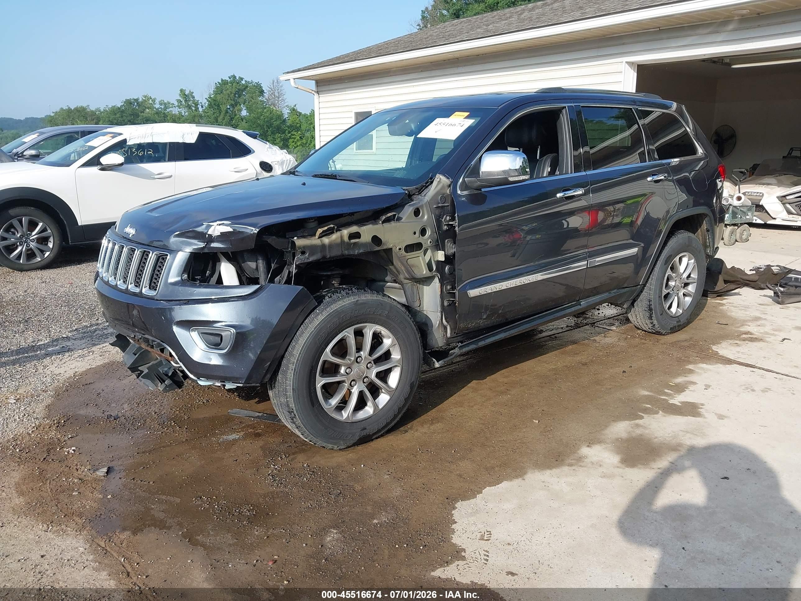 2014 Jeep Grand Cherokee Limited Black vin: 1C4RJFBG3EC579542