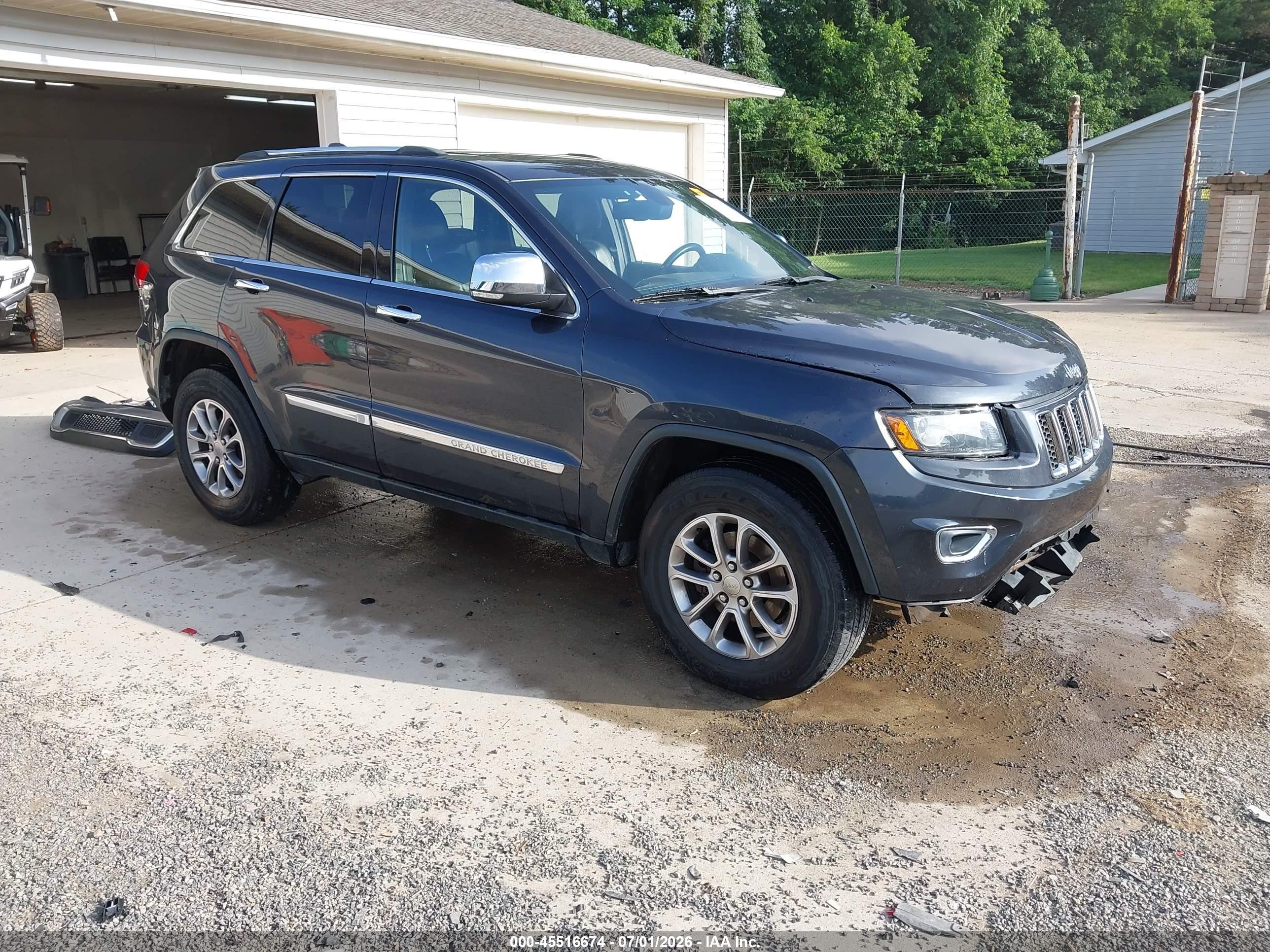 2014 Jeep Grand Cherokee Limited Black vin: 1C4RJFBG3EC579542