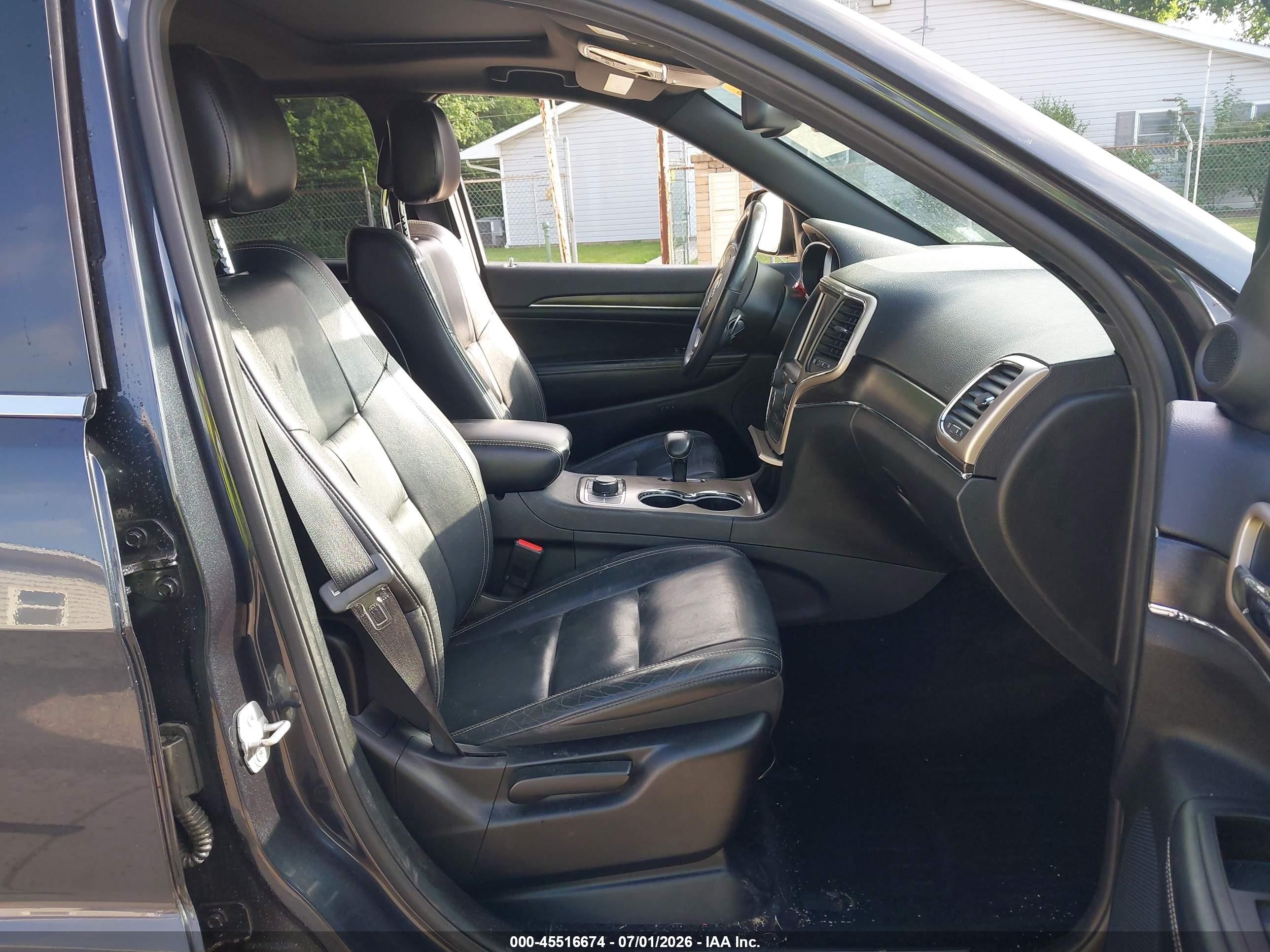 2014 Jeep Grand Cherokee Limited Black vin: 1C4RJFBG3EC579542