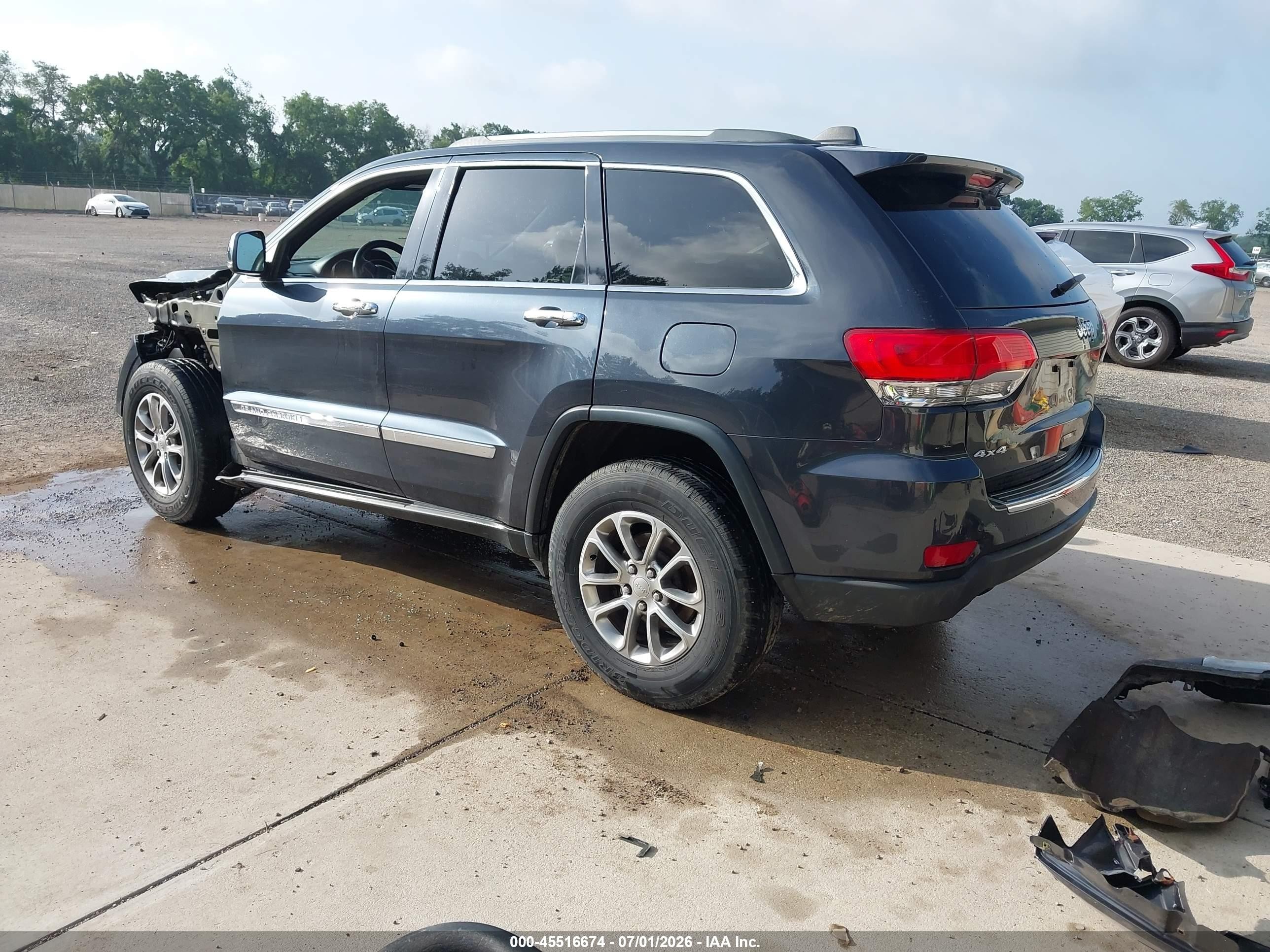 2014 Jeep Grand Cherokee Limited Black vin: 1C4RJFBG3EC579542