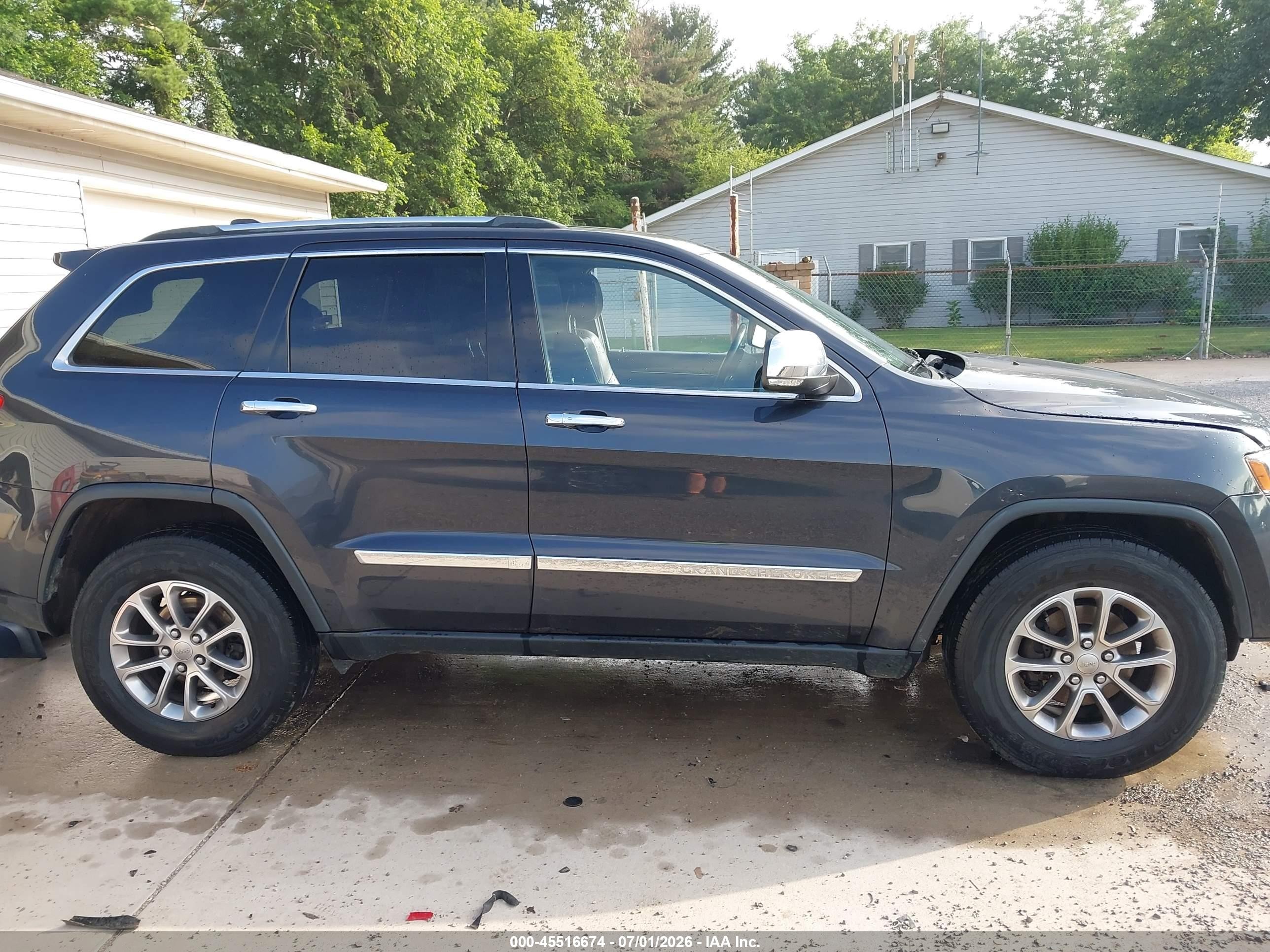 2014 Jeep Grand Cherokee Limited Black vin: 1C4RJFBG3EC579542