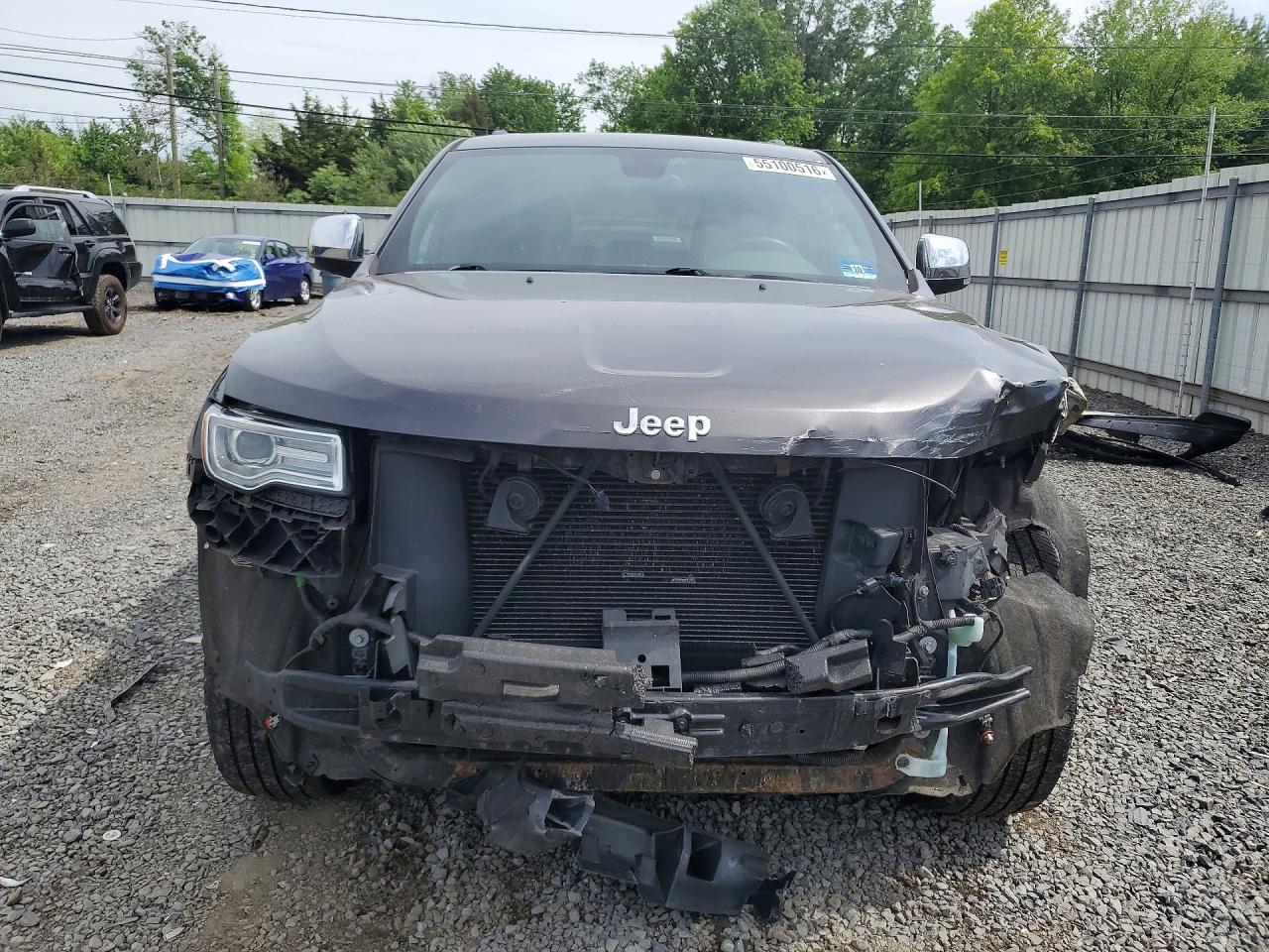 2015 Jeep Grand Cherokee Limited Серый vin: 1C4RJFBG3FC104362