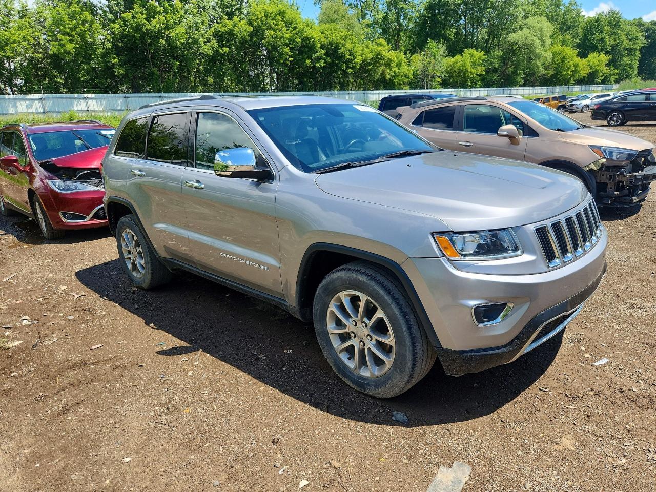 2015 Jeep Grand Cherokee Limited Silver vin: 1C4RJFBG3FC128919
