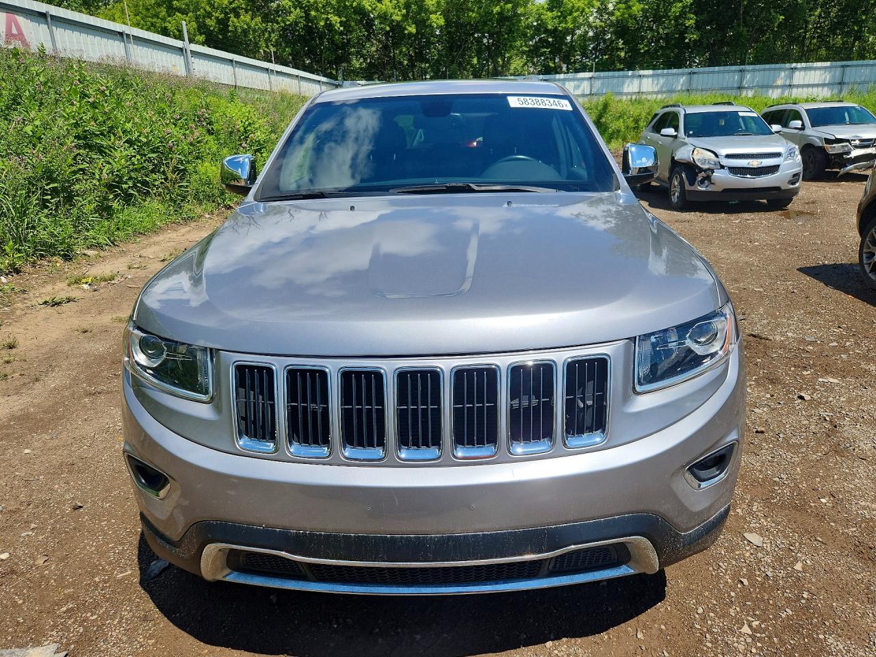 2015 Jeep Grand Cherokee Limited Silver vin: 1C4RJFBG3FC128919