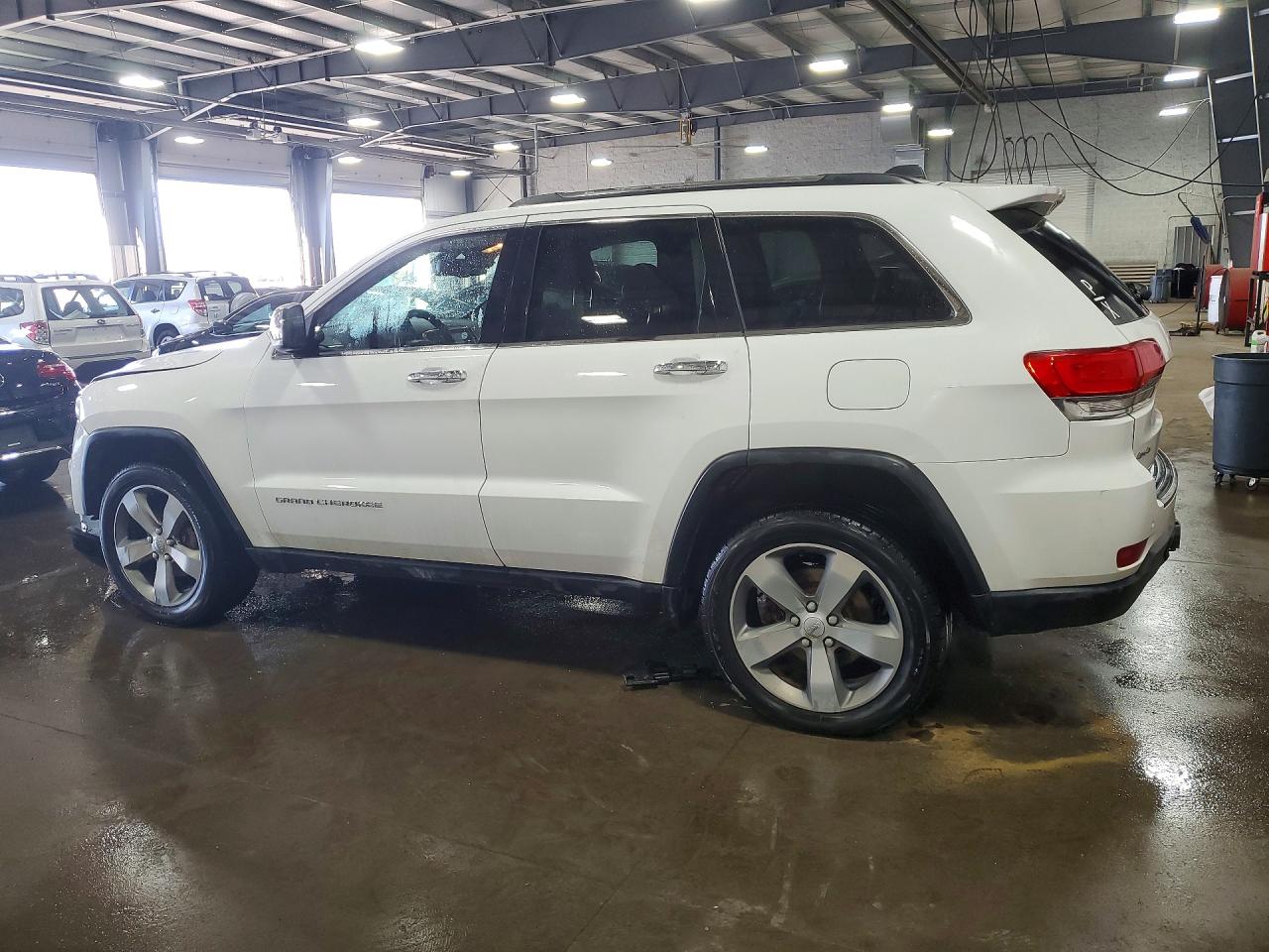 2015 Jeep Grand Cherokee Limited White vin: 1C4RJFBG3FC164965