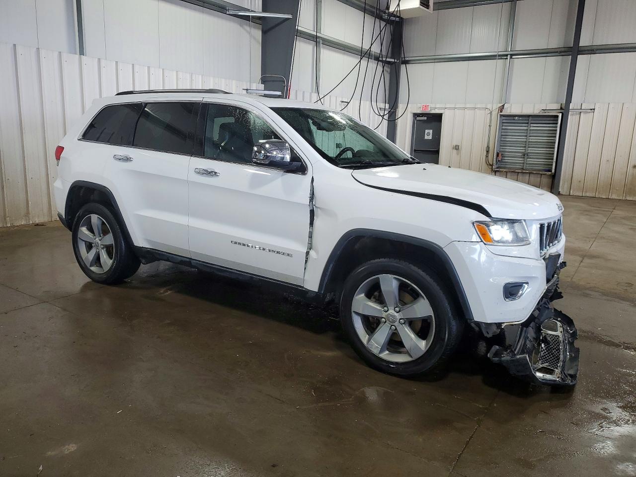 2015 Jeep Grand Cherokee Limited White vin: 1C4RJFBG3FC164965