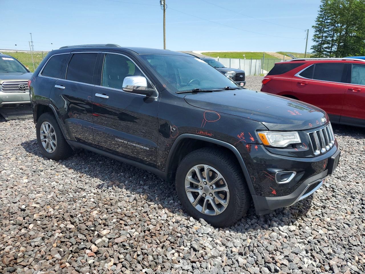 2015 Jeep Grand Cherokee Limited Black vin: 1C4RJFBG3FC205370