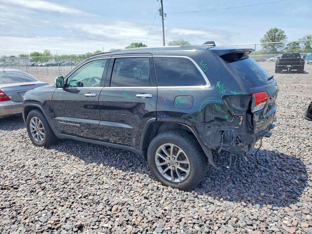 2015 Jeep Grand Cherokee Limited Black vin: 1C4RJFBG3FC205370
