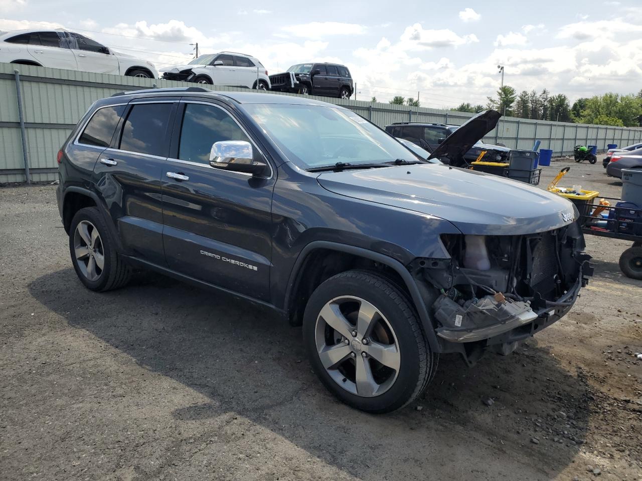 2015 Jeep Grand Cherokee Limited Charcoal vin: 1C4RJFBG3FC211105
