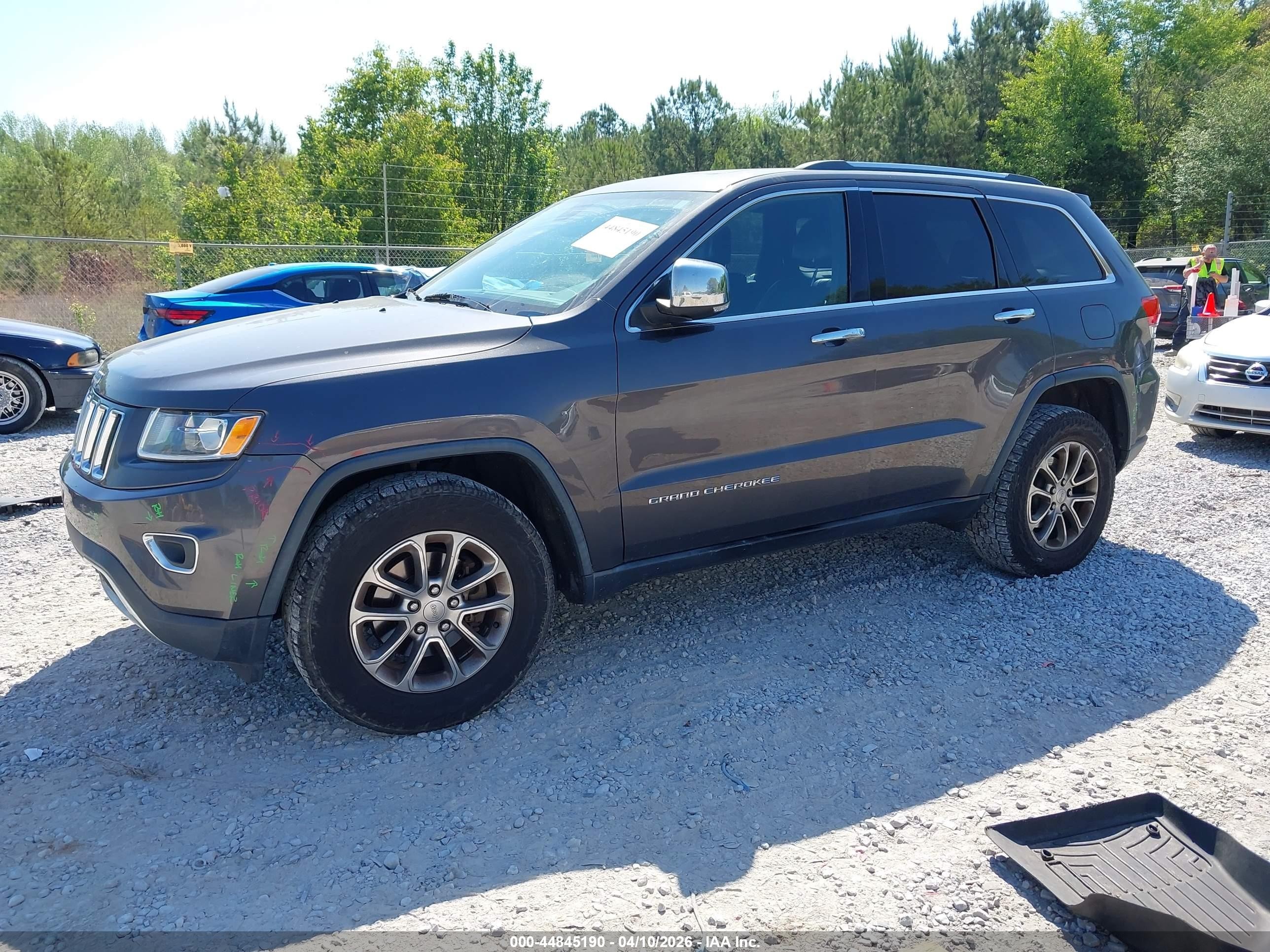 2015 Jeep Grand Cherokee Limited Gray vin: 1C4RJFBG3FC212335