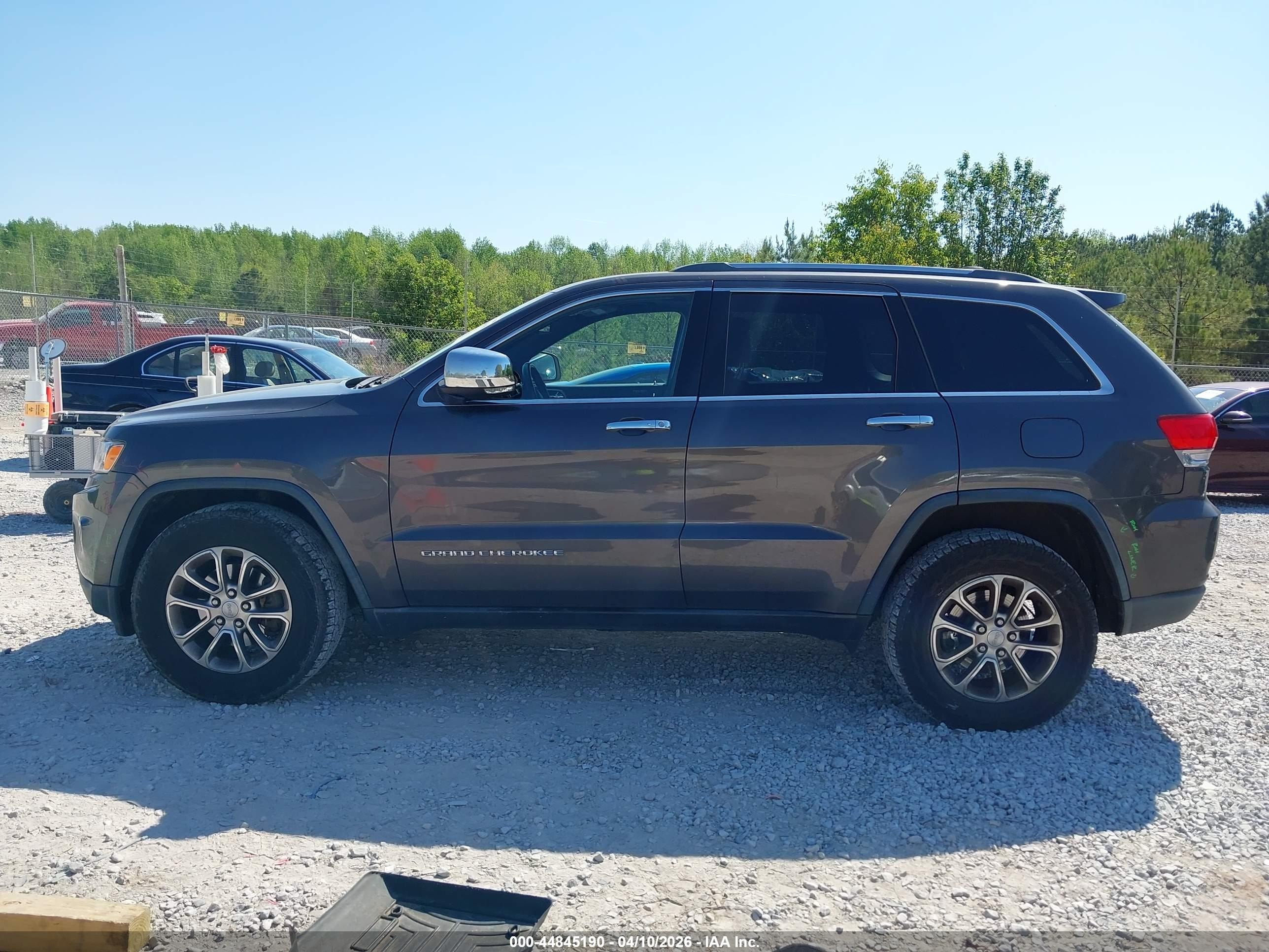 2015 Jeep Grand Cherokee Limited Gray vin: 1C4RJFBG3FC212335