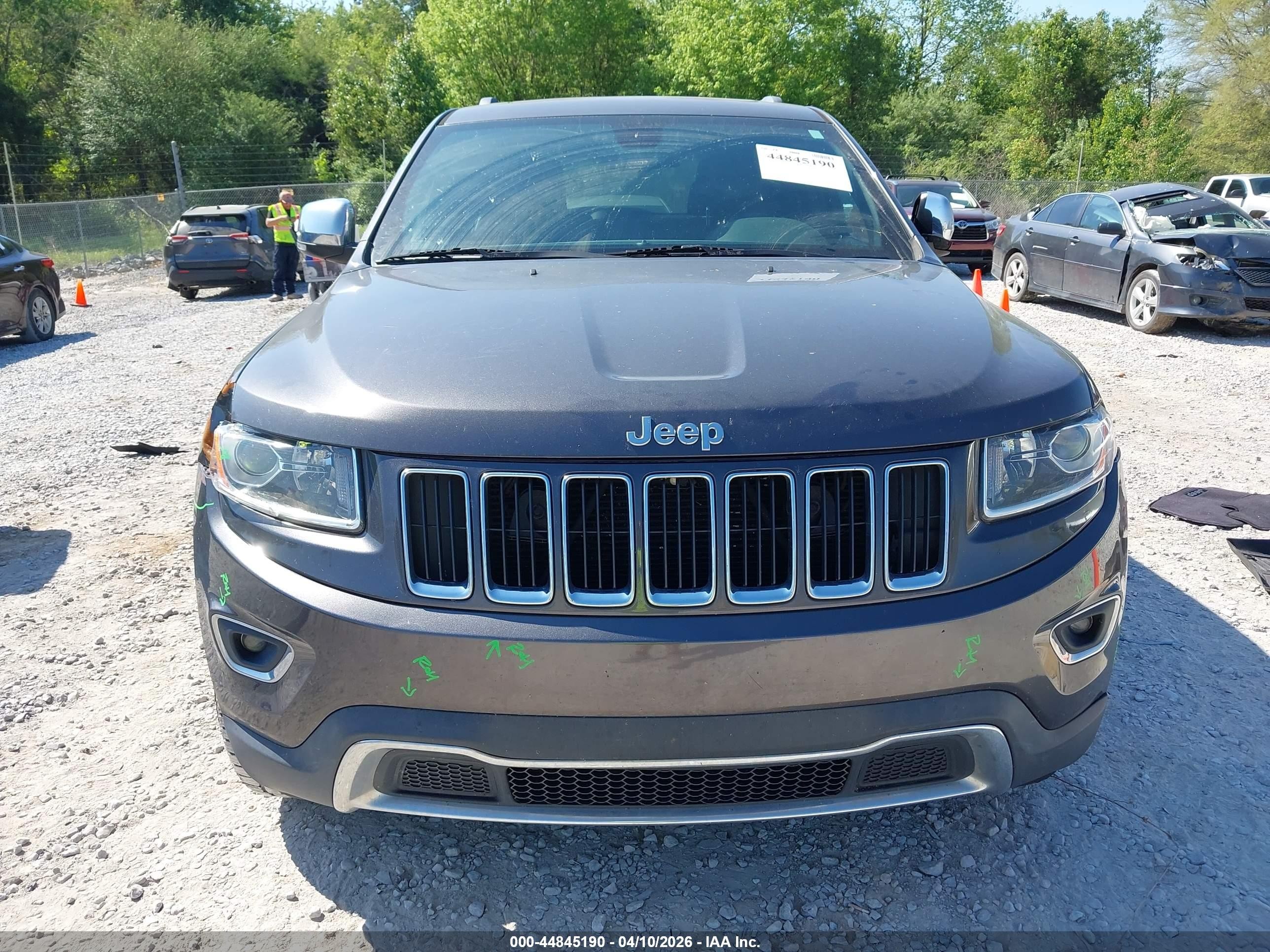 2015 Jeep Grand Cherokee Limited Gray vin: 1C4RJFBG3FC212335