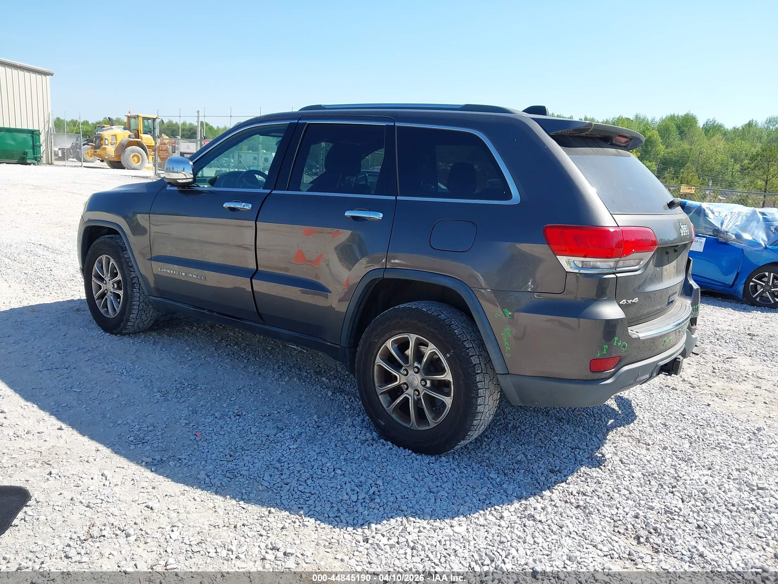 2015 Jeep Grand Cherokee Limited Gray vin: 1C4RJFBG3FC212335