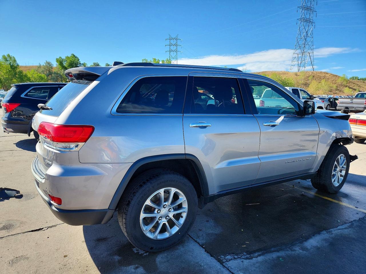2015 Jeep Grand Cherokee Limited Silver vin: 1C4RJFBG3FC233959