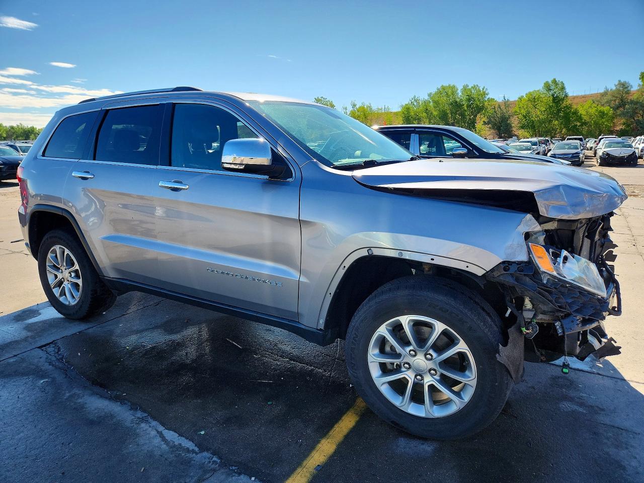 2015 Jeep Grand Cherokee Limited Silver vin: 1C4RJFBG3FC233959