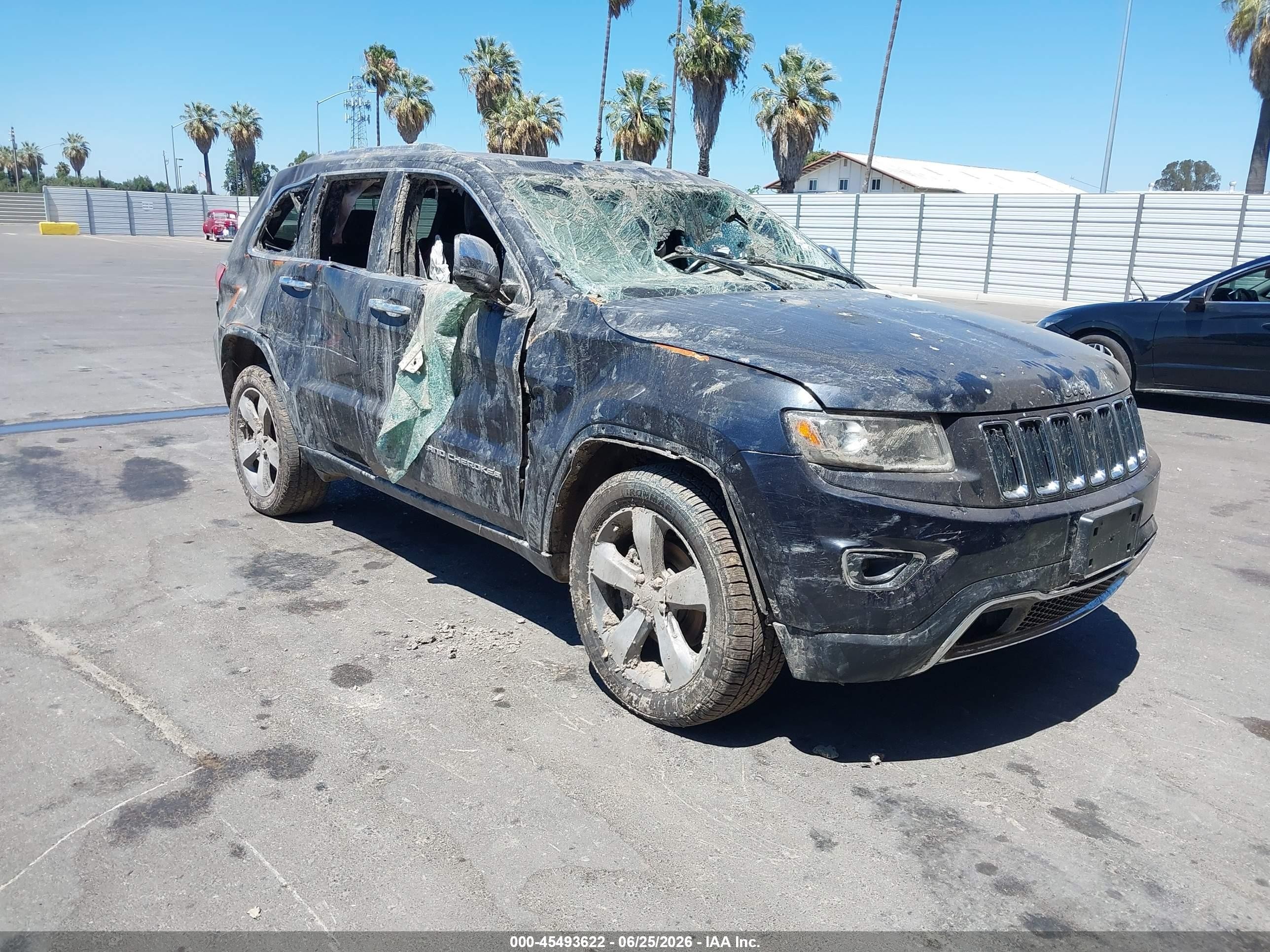 2015 Jeep Grand Cherokee Limited Black vin: 1C4RJFBG3FC238434
