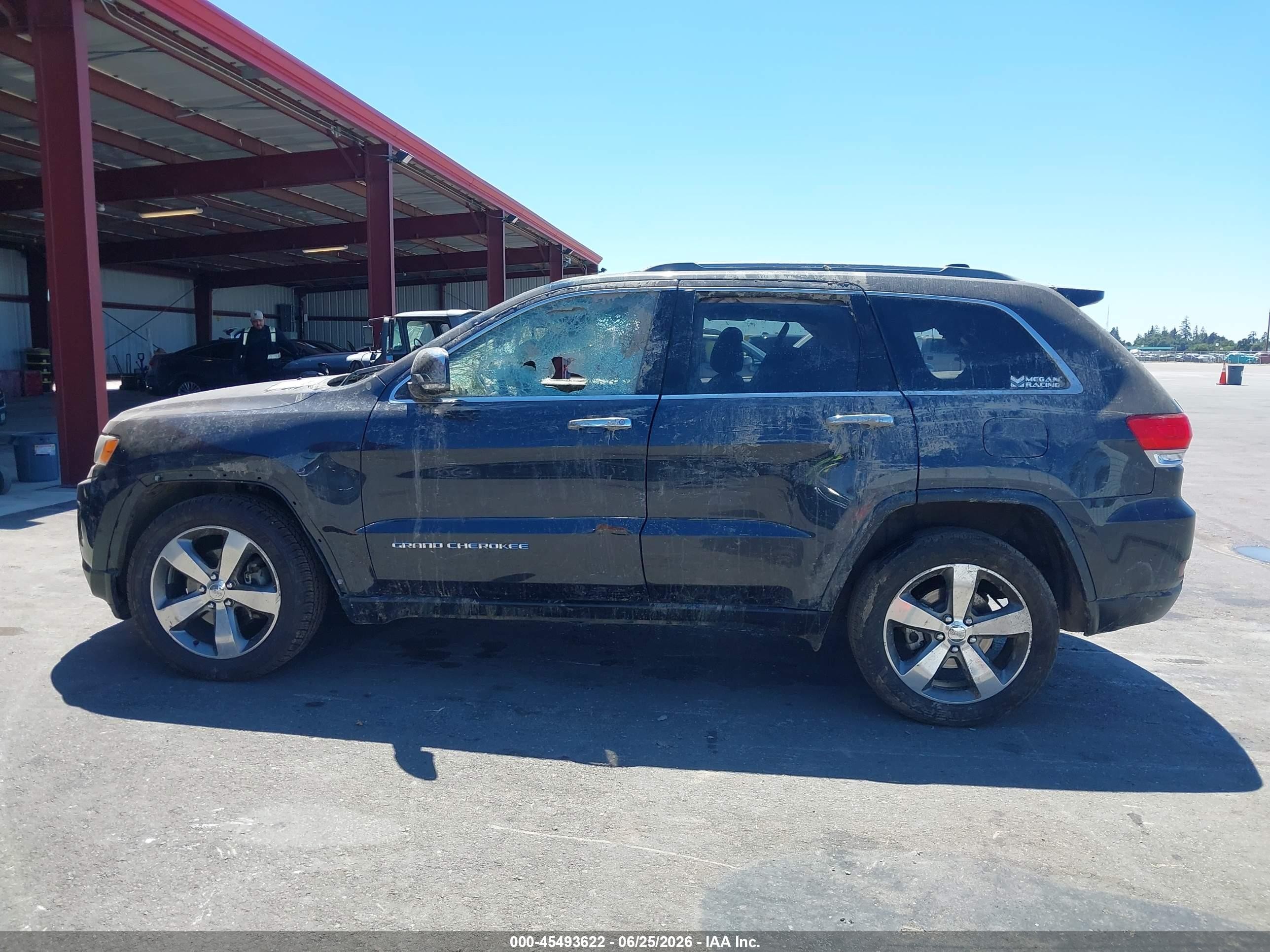 2015 Jeep Grand Cherokee Limited Black vin: 1C4RJFBG3FC238434