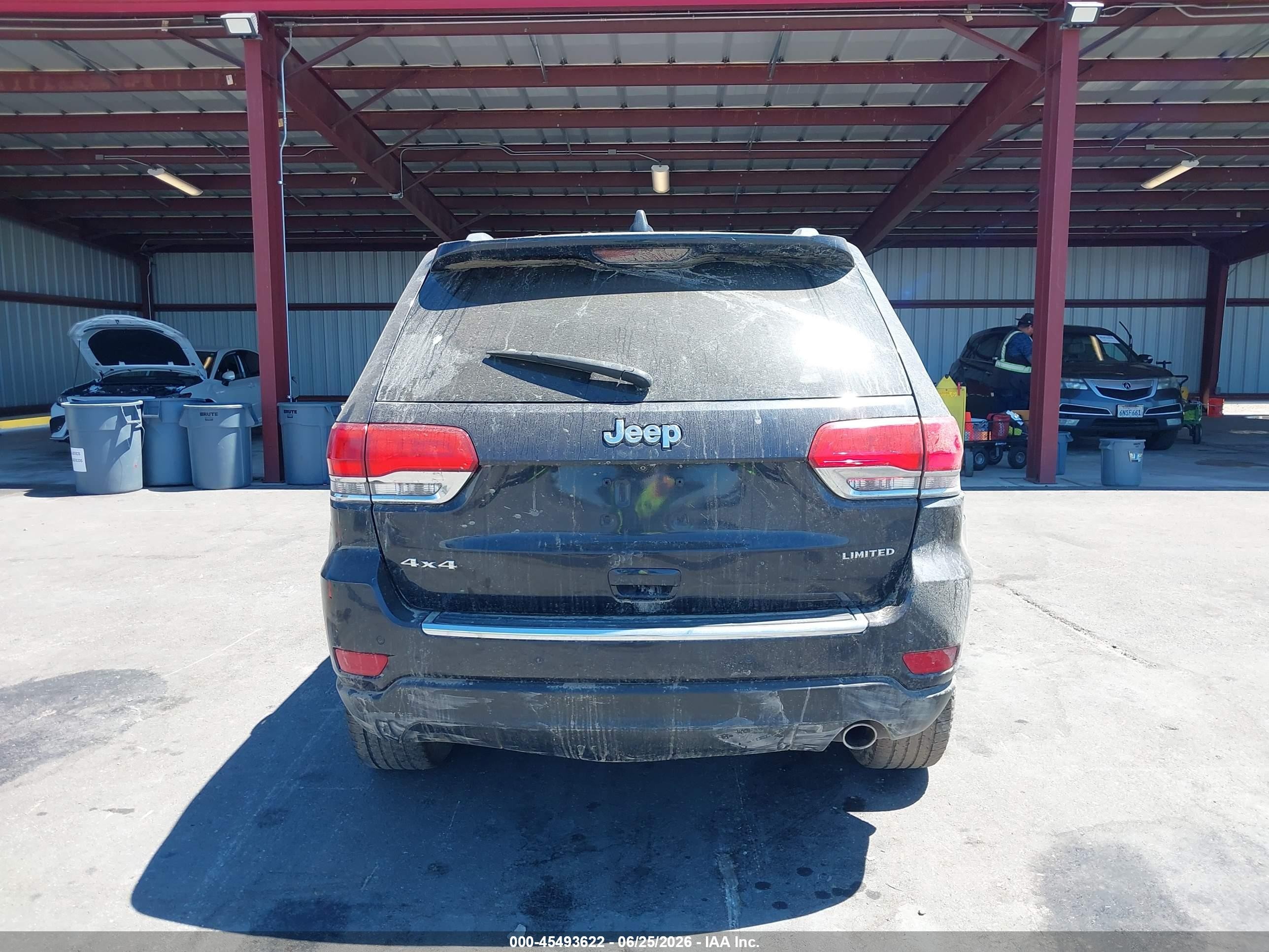 2015 Jeep Grand Cherokee Limited Black vin: 1C4RJFBG3FC238434