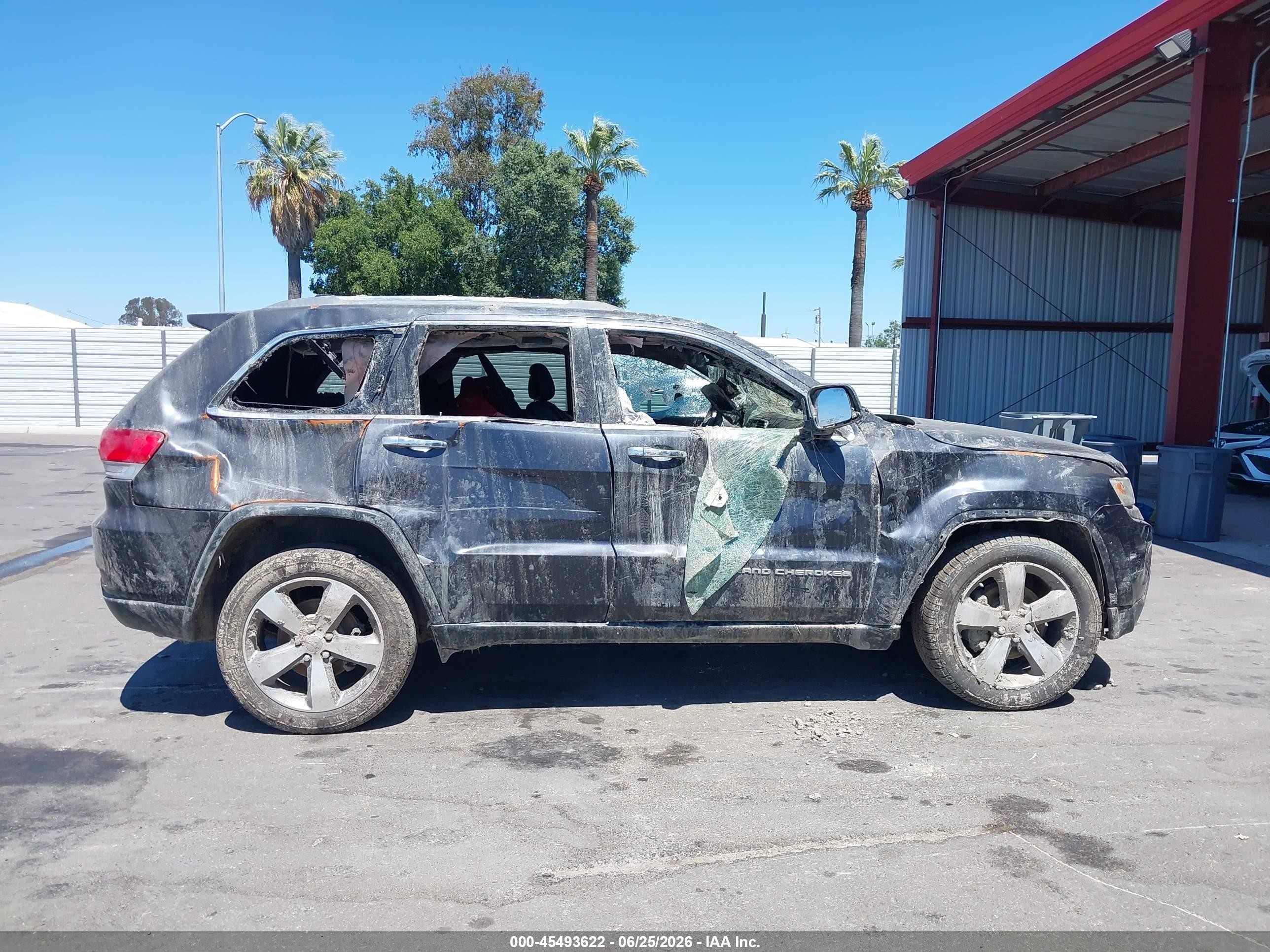 2015 Jeep Grand Cherokee Limited Black vin: 1C4RJFBG3FC238434