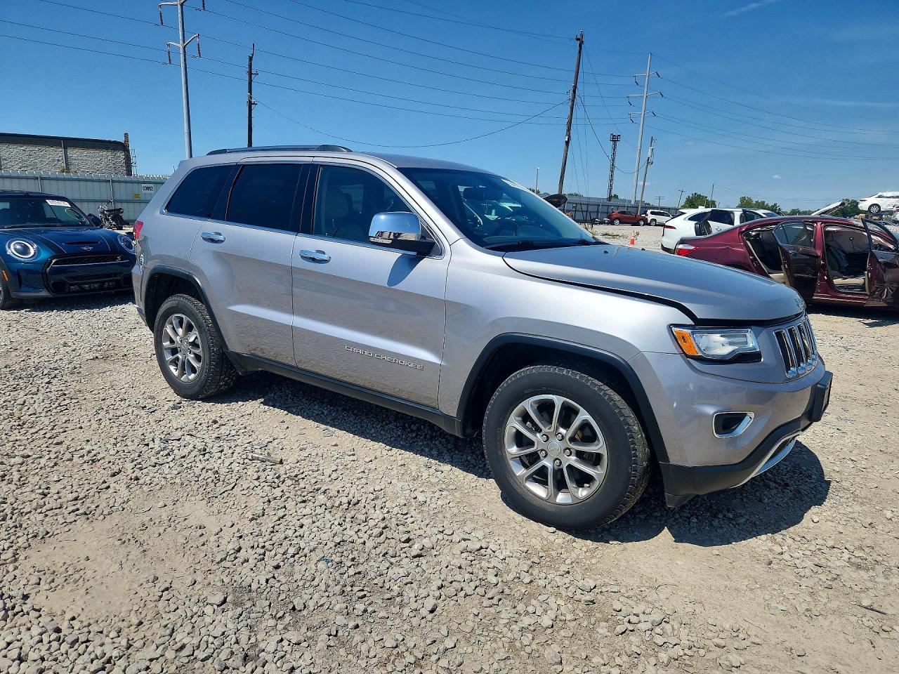 2015 Jeep Grand Cherokee Limited Silver vin: 1C4RJFBG3FC604635