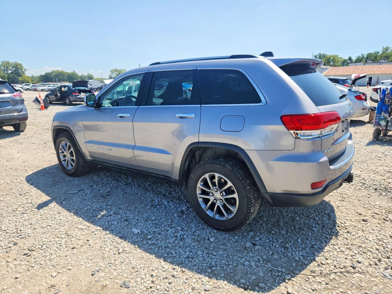 2015 Jeep Grand Cherokee Limited Silver vin: 1C4RJFBG3FC604635