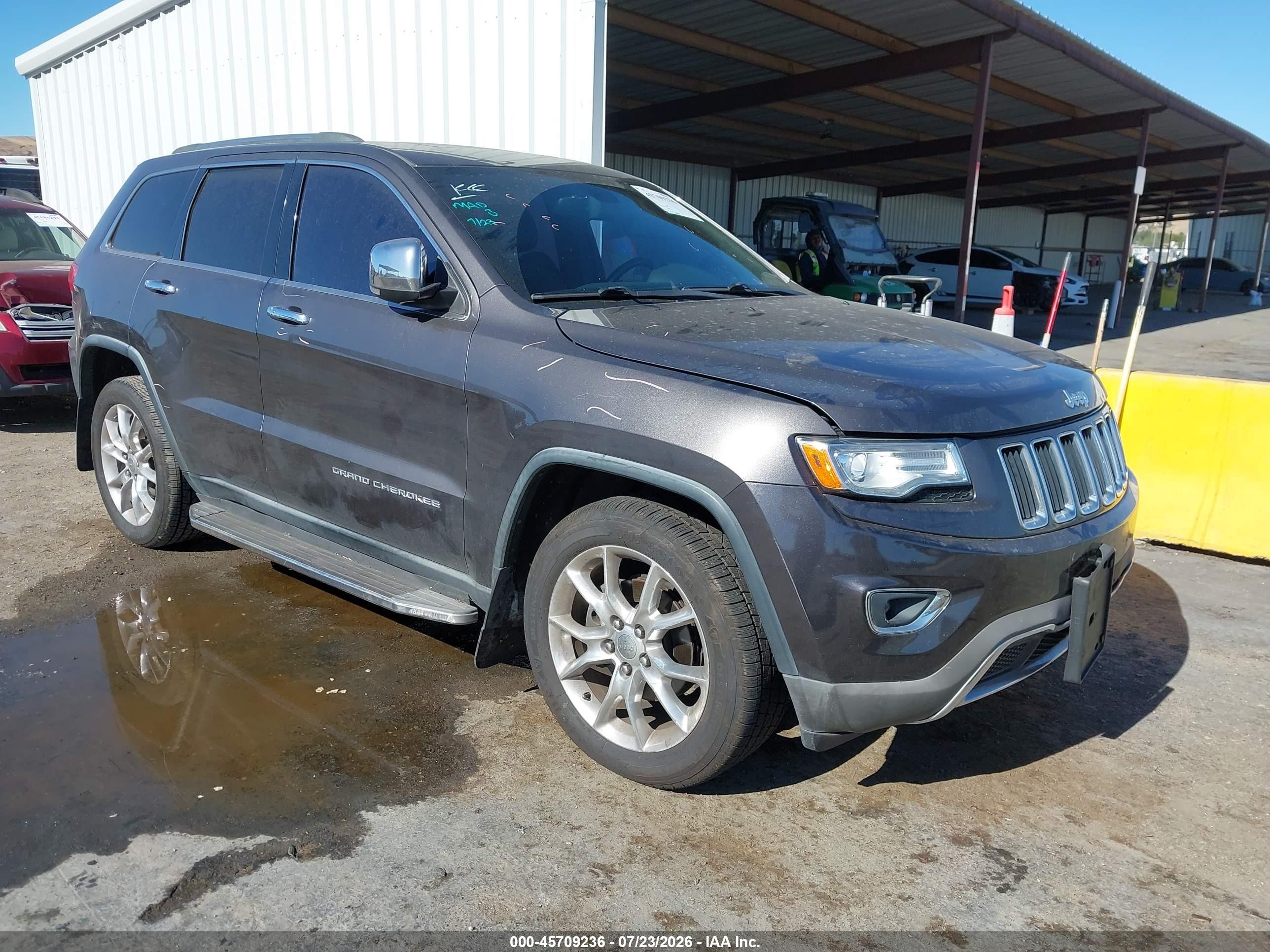 2015 Jeep Grand Cherokee Limited Gray vin: 1C4RJFBG3FC637490