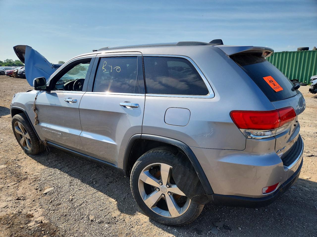 2015 Jeep Grand Cherokee Limited Silver vin: 1C4RJFBG3FC645623