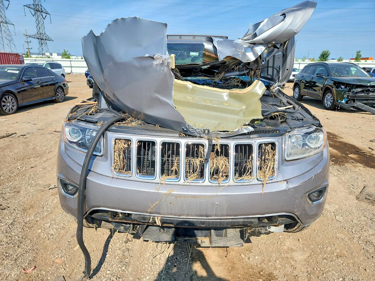 2015 Jeep Grand Cherokee Limited Silver vin: 1C4RJFBG3FC645623