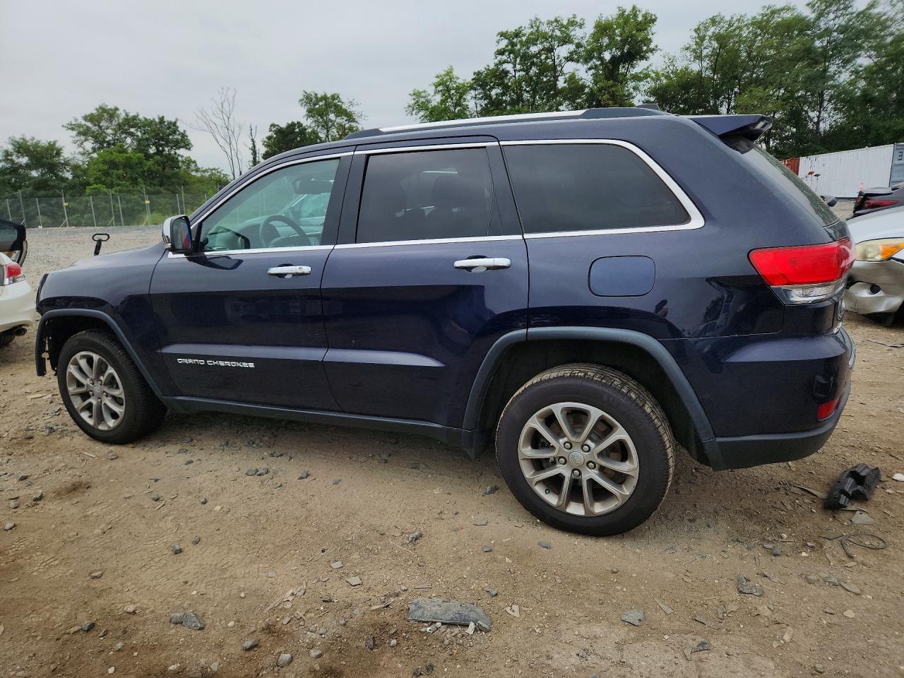 2015 Jeep Grand Cherokee Limited Blue vin: 1C4RJFBG3FC659666