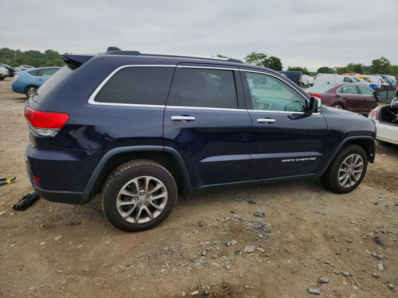 2015 Jeep Grand Cherokee Limited Blue vin: 1C4RJFBG3FC659666
