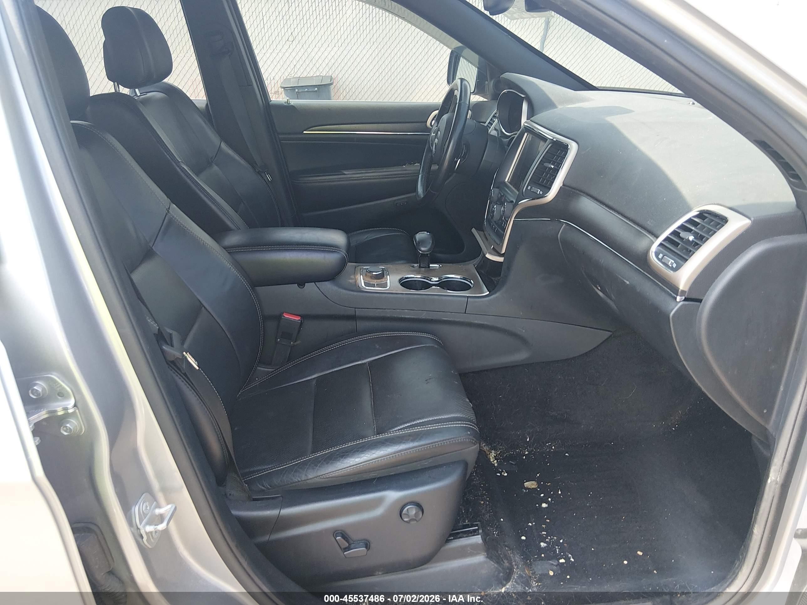 2015 Jeep Grand Cherokee Limited Gray vin: 1C4RJFBG3FC688195