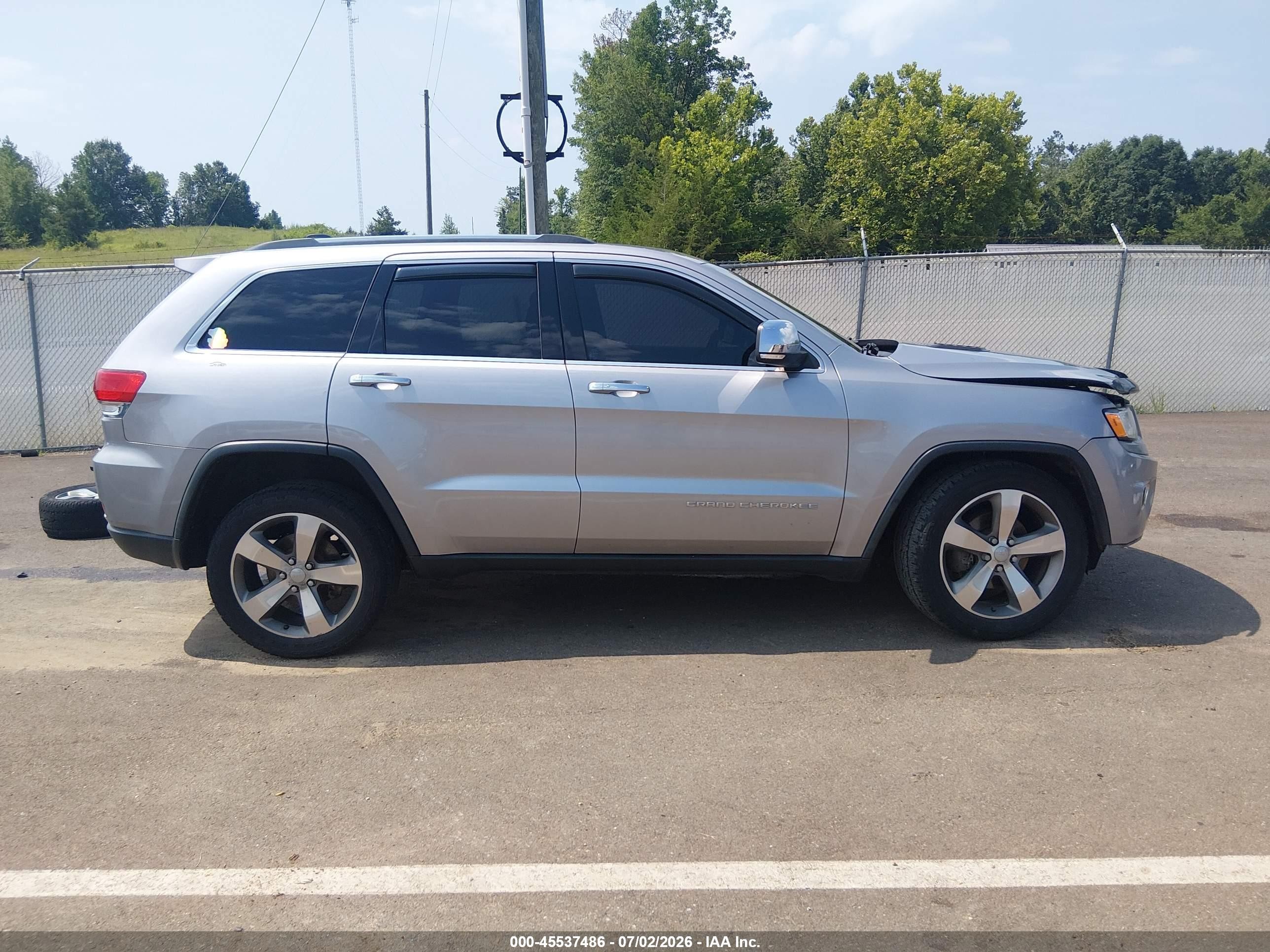 2015 Jeep Grand Cherokee Limited Gray vin: 1C4RJFBG3FC688195