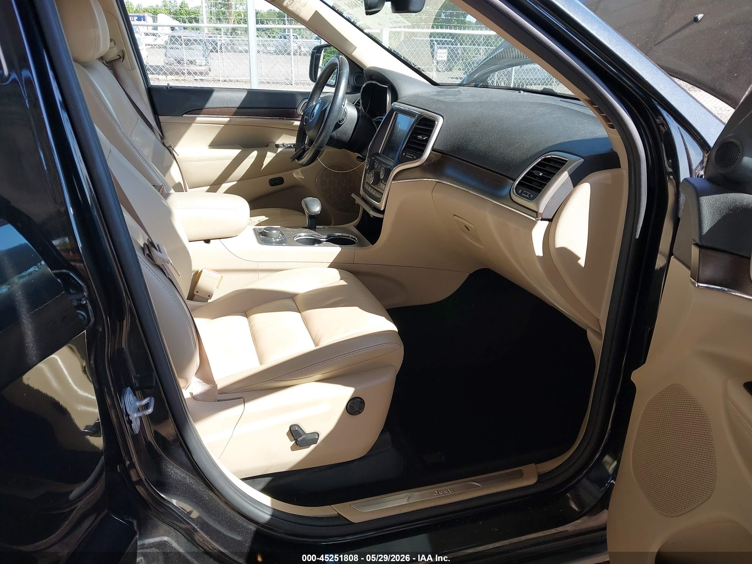 2015 Jeep Grand Cherokee Limited Black vin: 1C4RJFBG3FC717680
