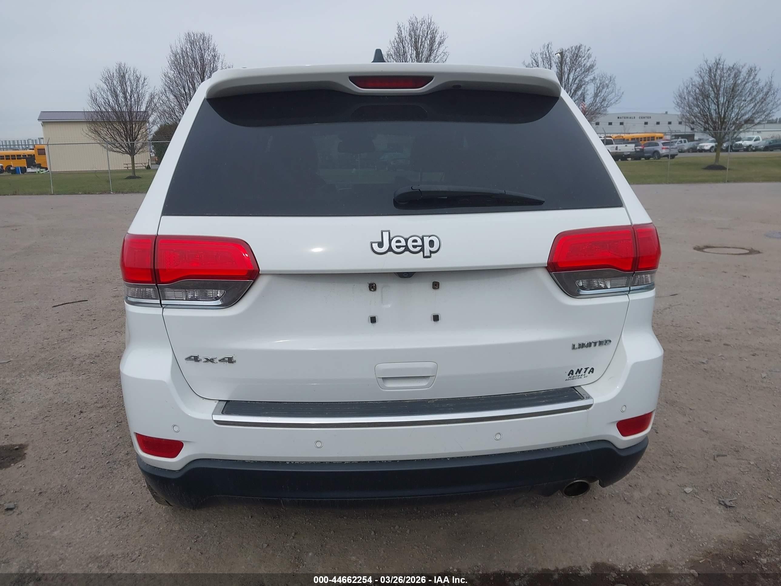 2015 Jeep Grand Cherokee Limited Белый vin: 1C4RJFBG3FC738321