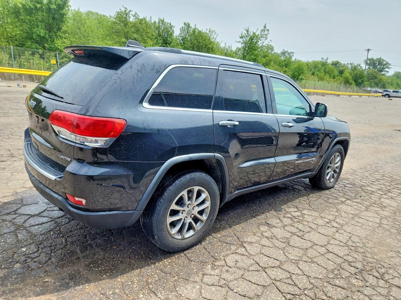 2015 Jeep Grand Cherokee Limited Black vin: 1C4RJFBG3FC751747