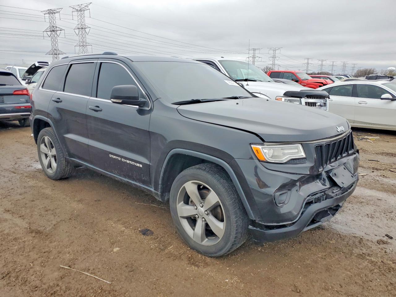 2015 Jeep Grand Cherokee Limited Черный vin: 1C4RJFBG3FC775420