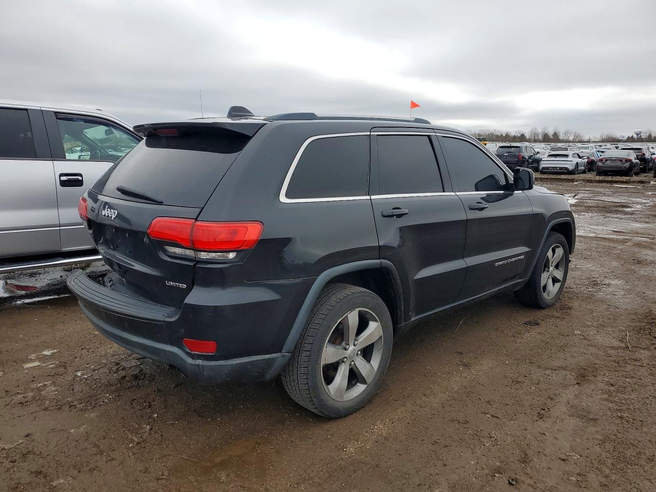2015 Jeep Grand Cherokee Limited Черный vin: 1C4RJFBG3FC775420