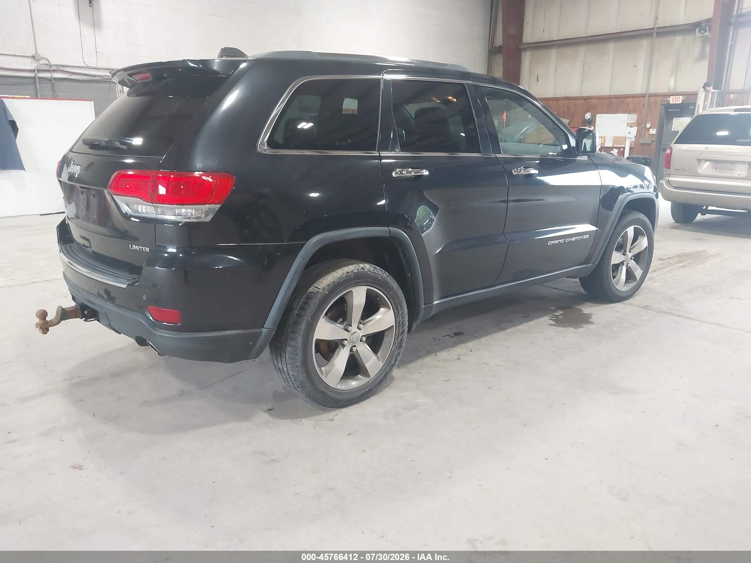 2015 Jeep Grand Cherokee Limited Черный vin: 1C4RJFBG3FC783467